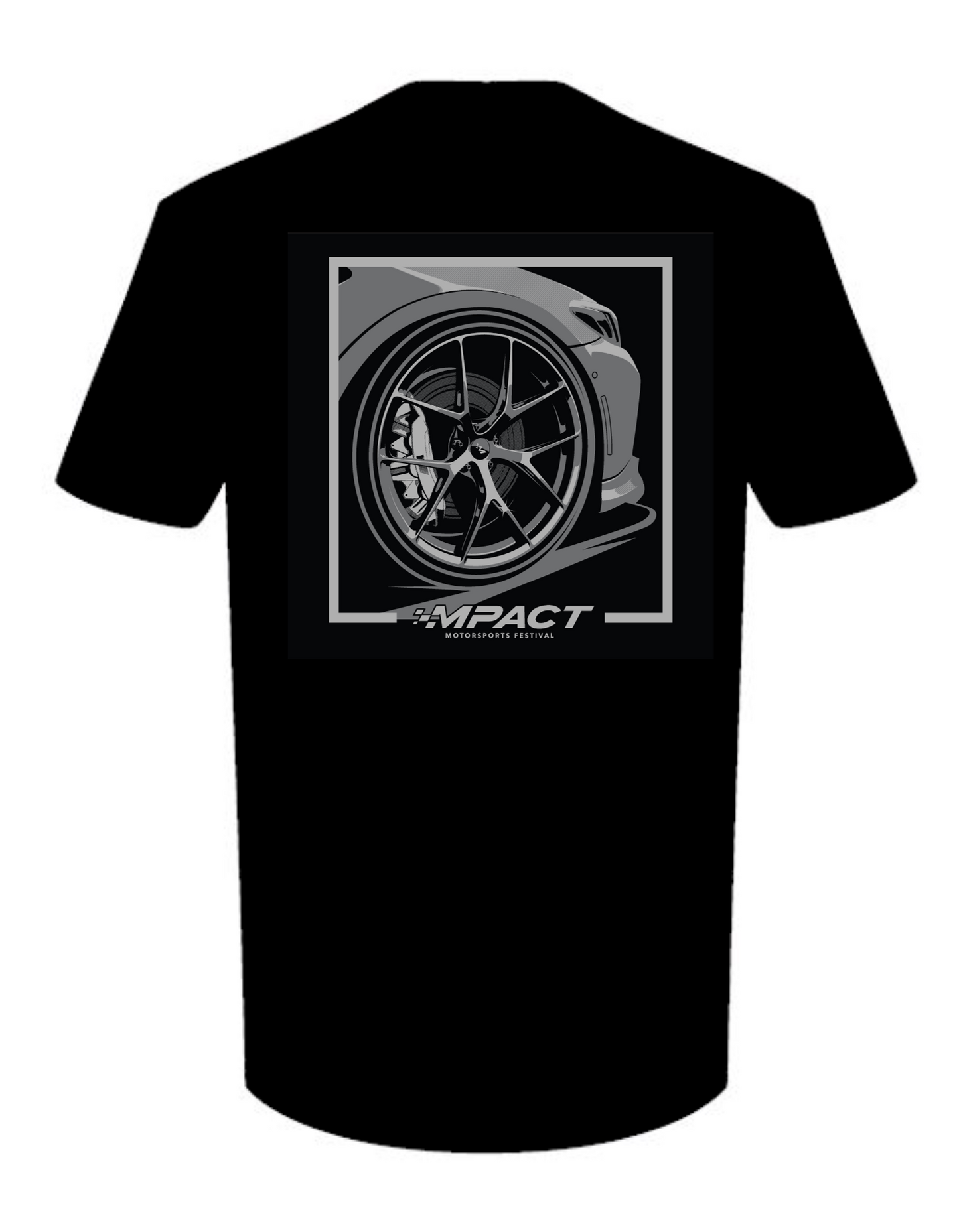 FIR "Wheels" -2023 Design - Short Sleeve T-Shirt - Black