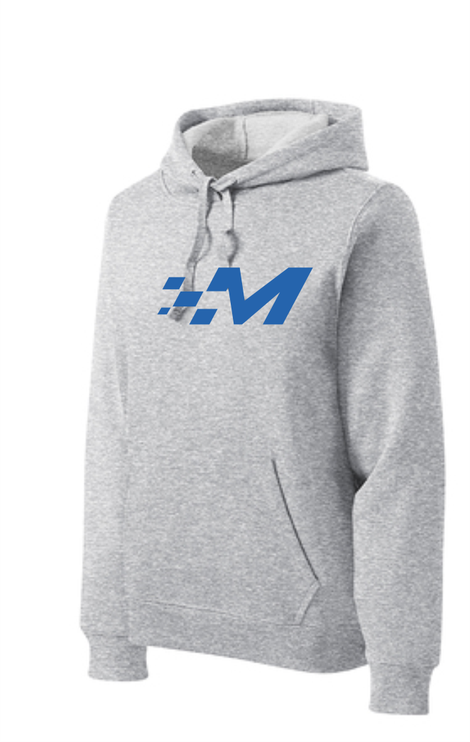 Classic M - Pullover Hooded Sweatshirt - Grey