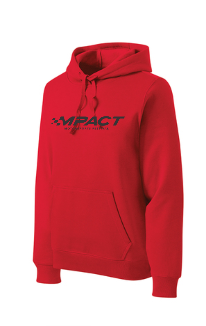 Classic Logo Pullover Hooded Sweatshirt - Red – SHOP MPACT