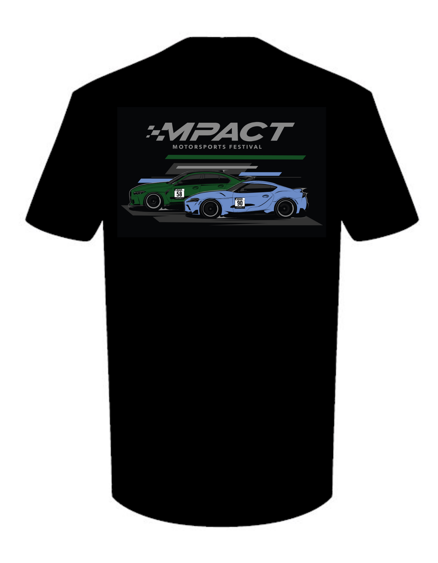 "Racing" 2023 Design - Short Sleeve T-Shirt - Black